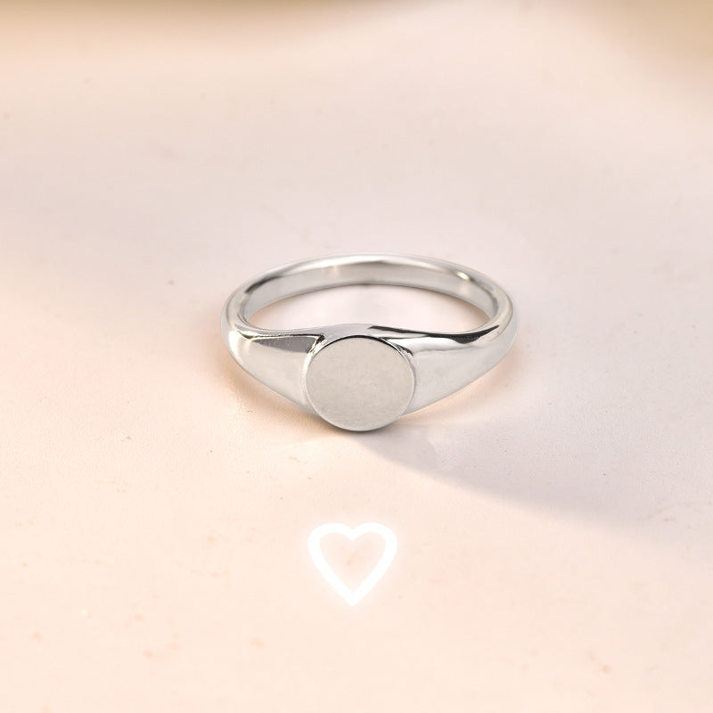 Gift Hollow Love Heart Projection 925 Sterling Silver Adjustable Ring SILVERBENE