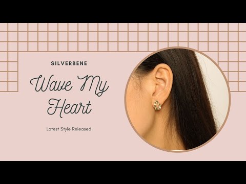 Geometry Hollow Round Wave Paper 925 Sterling Silver Stud Earrings SILVERBENE