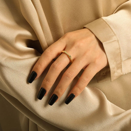 Minimalism Micro Setting CZ 925 Sterling Silver Ring SILVERBENE