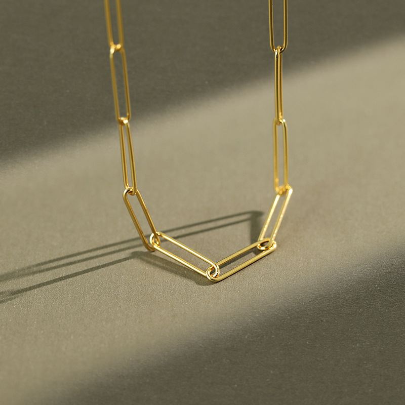 New Hollow Chain 925 Sterling Silver Necklace SILVERBENE